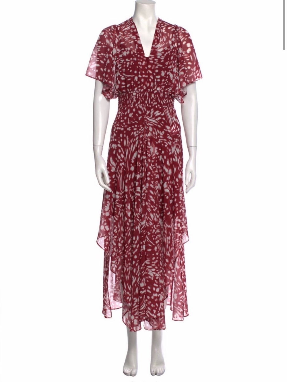 Maje red Richelle dress